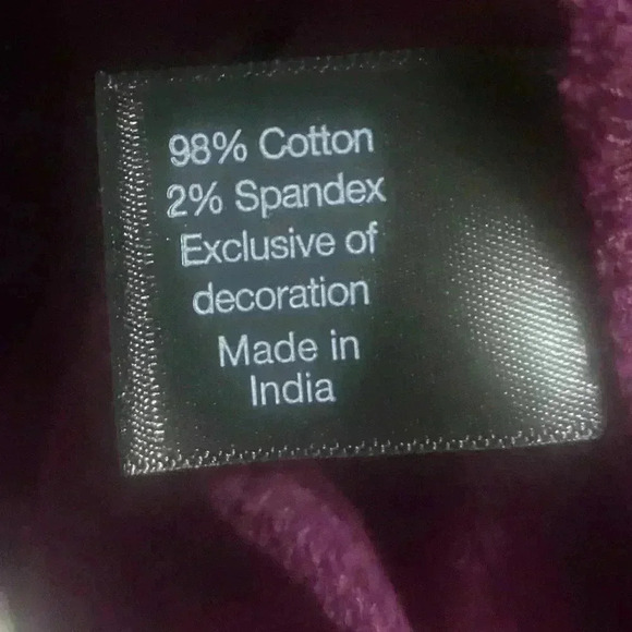 Lane Bryant Purple Floral Embroidered Top Size 26/28 - Picture 5 of 6